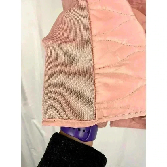 Pink Quilted Puffer Vest Onque Casual XL Womens Zipped Pockets - Picture 6 of 10
